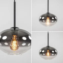 Straluma Kleine hanglamp smoke glas gradient met zwart><noscript><img width=