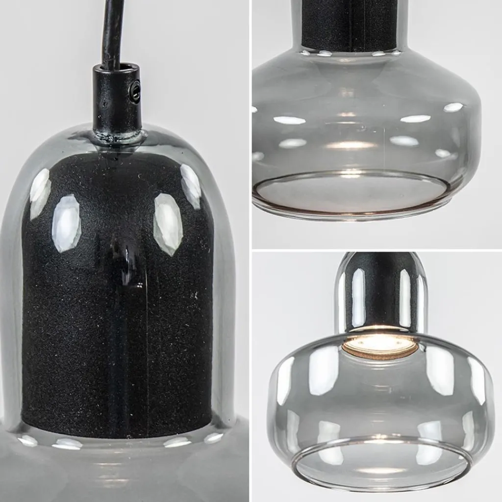 Straluma Kleine hanglamp smoke glas inclusief LED GU10> Hanglampen|Retro Verlichting