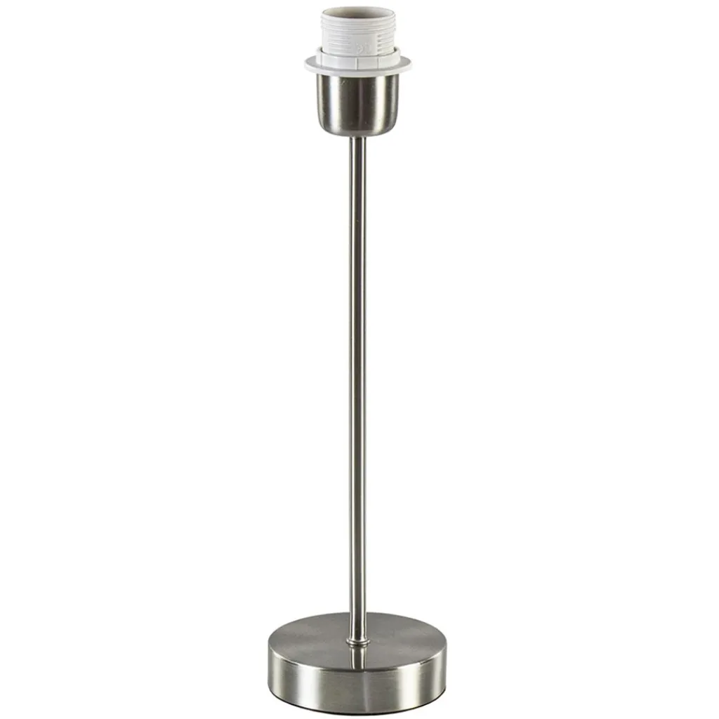 Straluma Kleine lampvoet Houston nikkel exclusief kap> Tafellampen|Light and Living