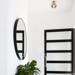 Straluma Kleine plafondlamp hal/toilet met smokey glazen kap><noscript><img width=