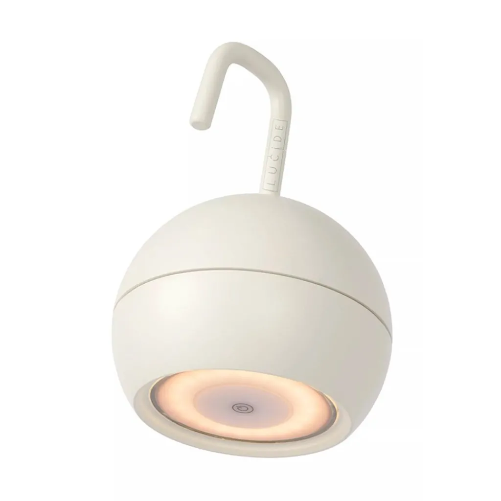 Straluma Kleine ronde buitenlamp met USB wit> Buitenlampen