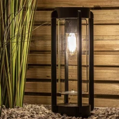 Straluma Kleine staande buitenlamp mat zwart IP44><noscript><img width=