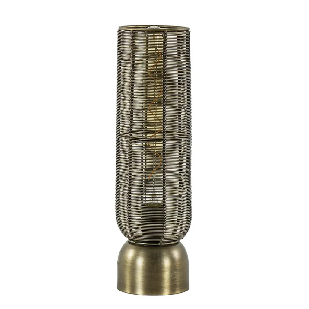 Straluma Kleine tafellamp Lezuza antiek brons> Draadlampen|Light and Living