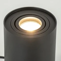 Straluma Kleine tafellamp spot mat zwart metaal><noscript><img width=