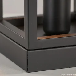 Straluma Kleine tafellamp vierkant frame zwart><noscript><img width=