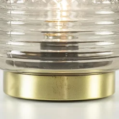 Straluma Kleine tafellamp warm lichtgrijs op batterijen Lipa van L&L> Tafellampen|Light and Living