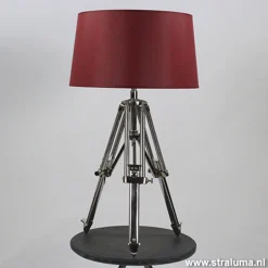 Straluma Lampenkap rood bridge 40 chinz 09> Klassieke Verlichting|Woonkamerlampen