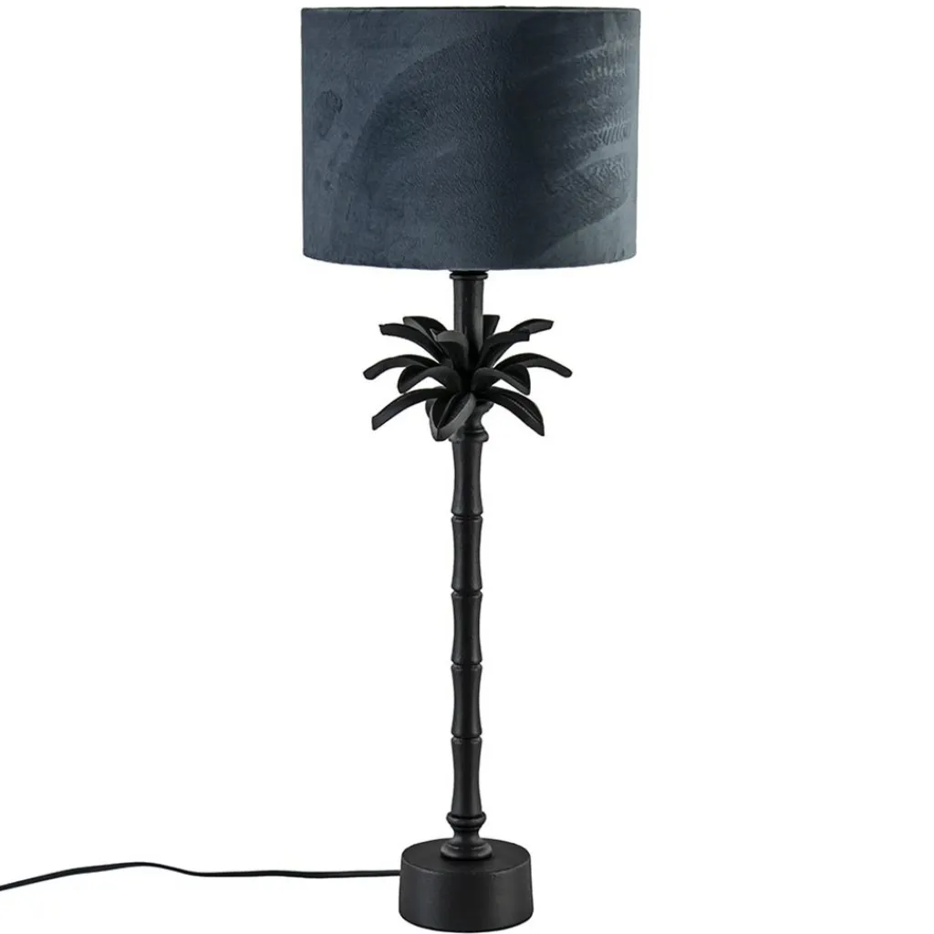 Straluma L&L lampvoet Armata mat zwarte palmboom> Tafellampen|Lampenvoeten