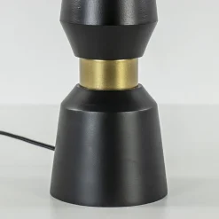Straluma Lampvoet Ilvar zwart/mat goud z/kap> Tafellampen|Lampenvoeten