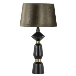 Straluma Lampvoet Ilvar zwart/mat goud z/kap><noscript><img width=