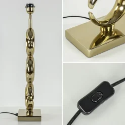 Straluma Lampvoet Maan light gold glossy metaal><noscript><img width=