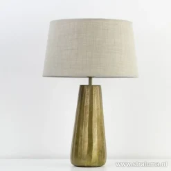 Straluma Lampvoet Saley Ruw Antiek Brons><noscript><img width=