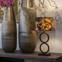 Straluma Lampvoet Stelios mat zwart exclusief kap><noscript><img width=