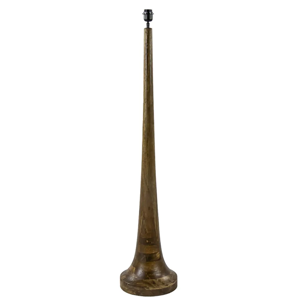 Straluma Lampvoet/vloerlamp Jovany wood oil brown> Vloerlampen|Lampenvoeten