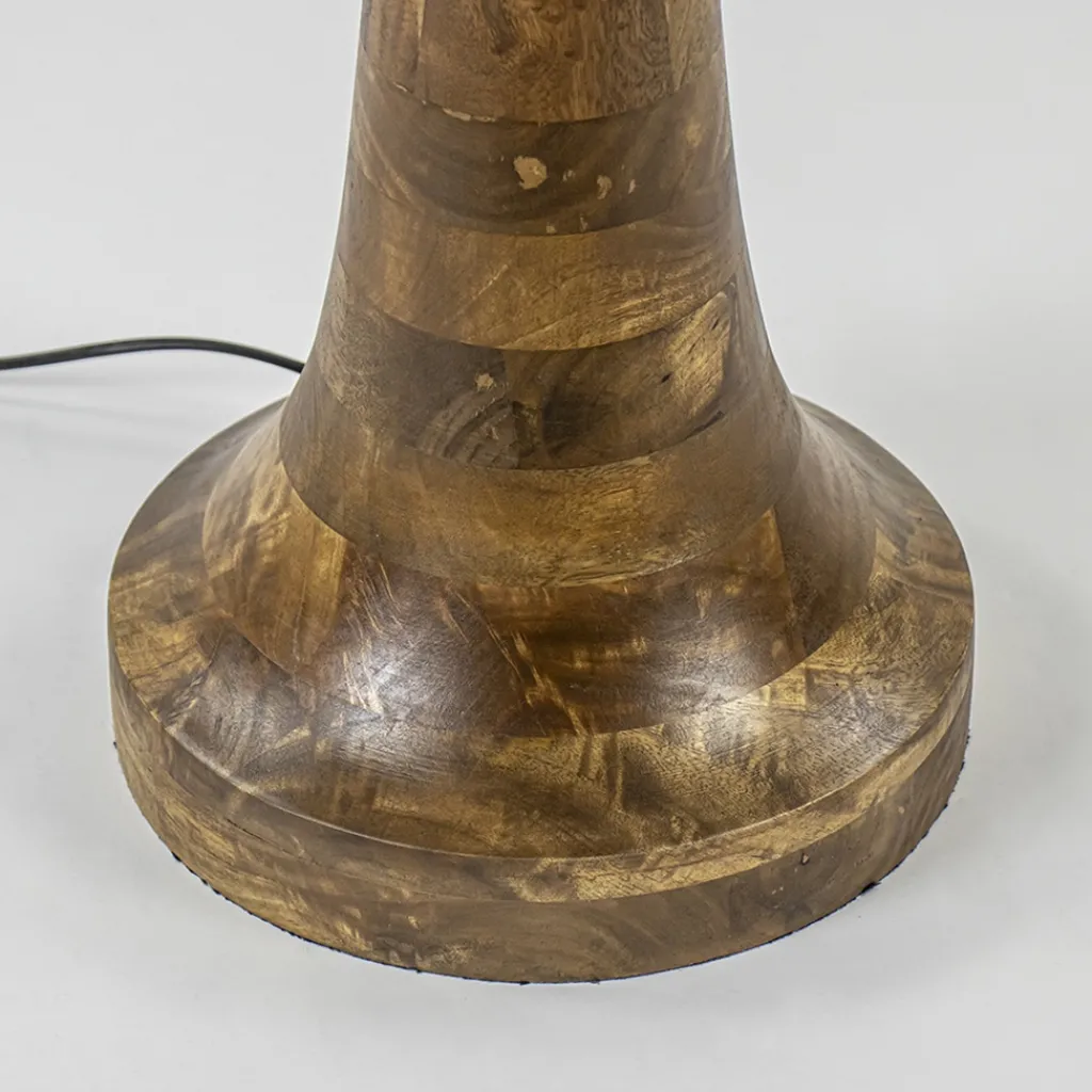 Straluma Lampvoet/vloerlamp Jovany wood oil brown> Vloerlampen|Lampenvoeten