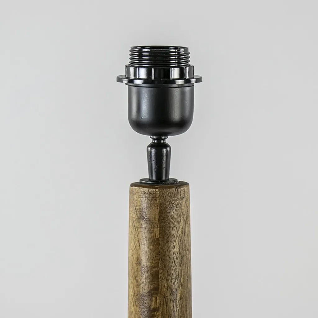 Straluma Lampvoet/vloerlamp Jovany wood oil brown> Vloerlampen|Lampenvoeten