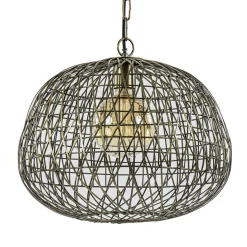 Straluma Landelijke hanglamp Alwina antiek brons L&L> Light and Living|Slaapkamerlampen