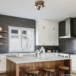 Straluma Landelijke 3-lichts plafondspot Seed metaal met hout><noscript><img width=