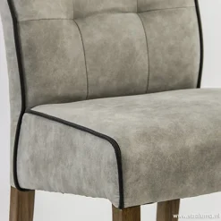 Straluma Landelijke stoel grijs met zwarte bies><noscript><img width=