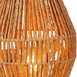 Straluma Landelijke tafellamp papier naturel met zwart><noscript><img width=