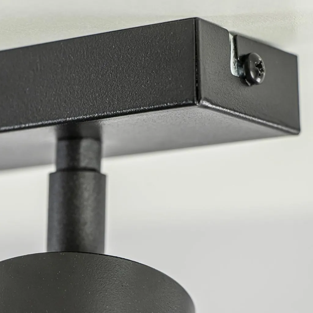 Straluma Langwerpige GU10 5-lichts opbouwspot mat zwart> Opbouwspots|Woonkamerlampen