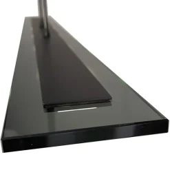 Straluma Langwerpige LED hanglamp zwart met smoke glas 170 cm><noscript><img width=