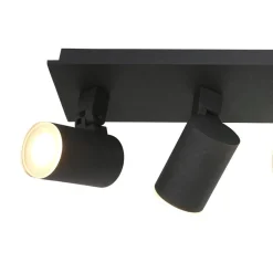 Straluma Langwerpige LED opbouwspot zwart 4-lichts><noscript><img width=