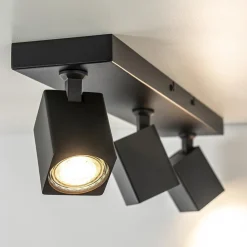 Straluma Langwerpige opbouwspot 3-lichts balk zwart><noscript><img width=