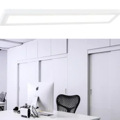Straluma Langwerpige plafondlamp LED panel wit><noscript><img width=