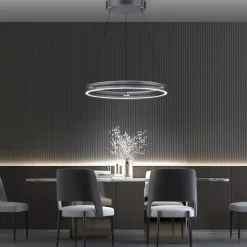 Straluma LED hanglamp grijs met E-Lift functie><noscript><img width=