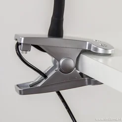 Straluma LED klemlamp/klemspot zwart met zilver><noscript><img width=