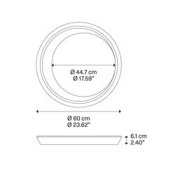 Straluma LED plafondlamp Tidal mat zwart><noscript><img width=