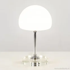 Straluma LED tafellamp chroom/opaal glas dimbaar> Tafellampen|Touch Lampen