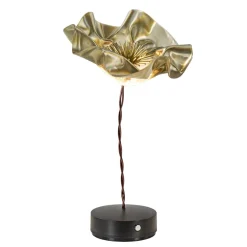 Straluma LED tafellamp Lafleur op battrij velvet> Tafellampen|LED Tafellampen