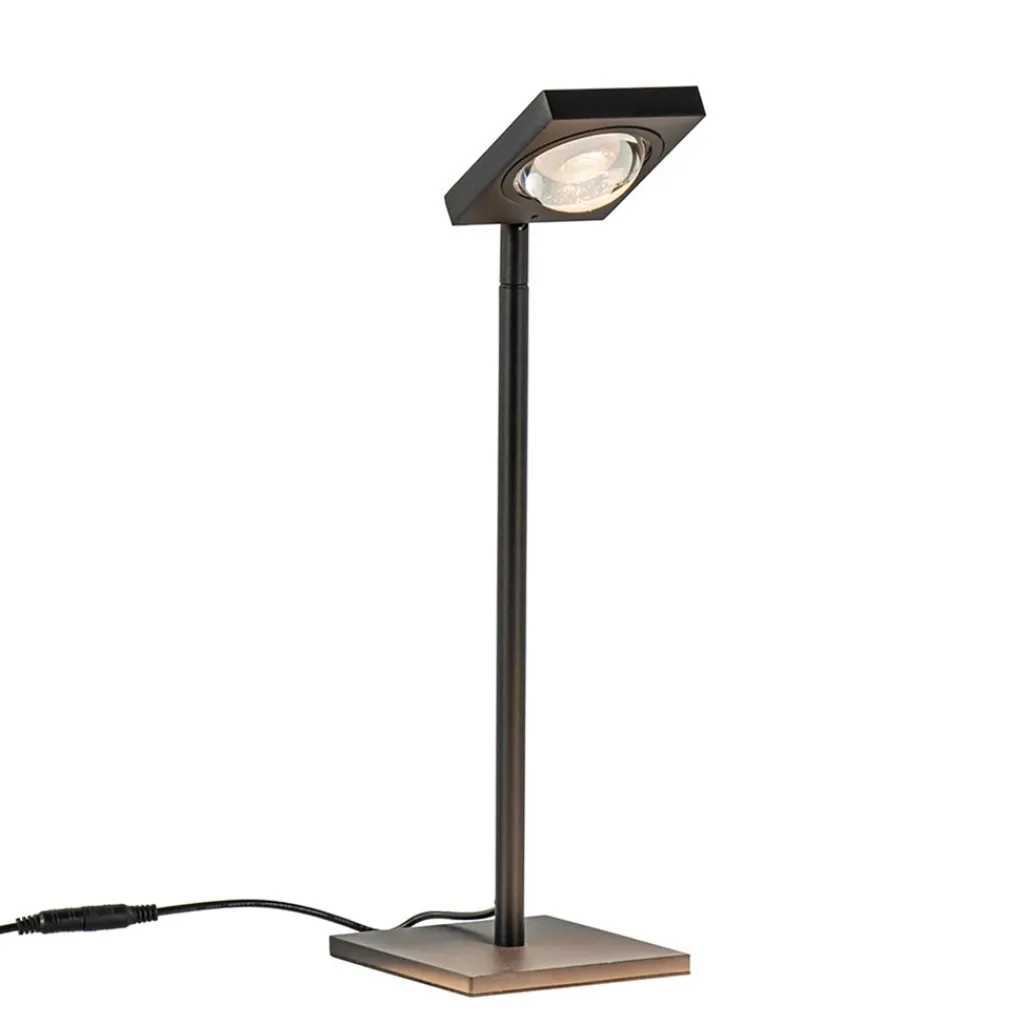 Straluma LED Tafellamp lens zwart verstelbaar> Tafellampen|Bureaulampen