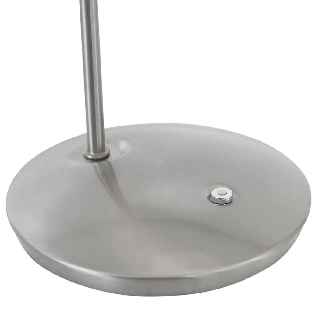 Straluma LED tafellamp staal met wit glas inclusief dimmer> Tafellampen|LED Tafellampen