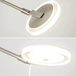 Straluma LED vloerlamp staal met uplighter en helder glas><noscript><img width=