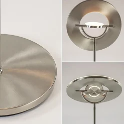 Straluma LED vloerlamp staal met uplighter en leeslamp><noscript><img width=