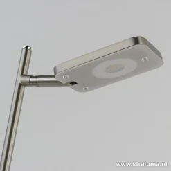 Straluma Leeslamp Block nikkel met pushdimmer><noscript><img width=
