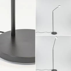 Straluma Leeslamp Denia Flex zwart dim-to-warm><noscript><img width=