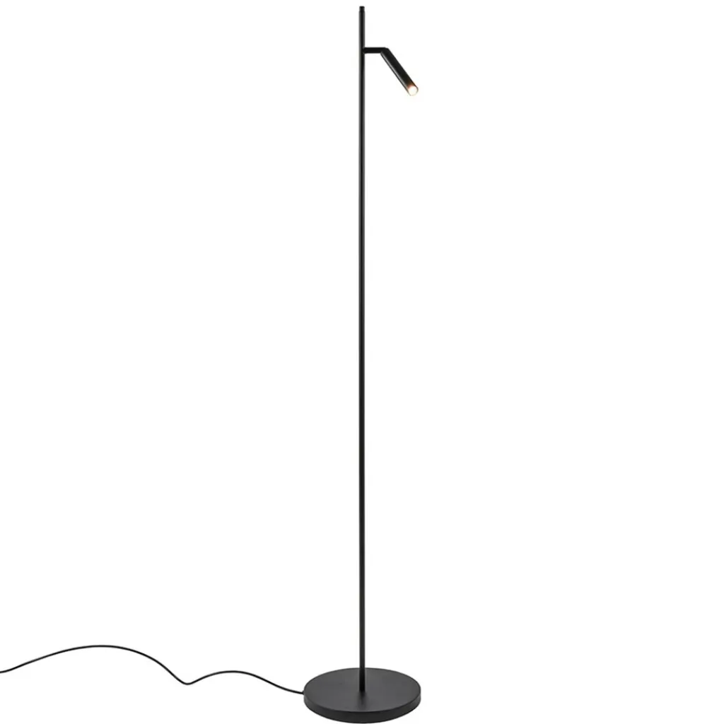 Straluma Leeslamp Flute 1l zwart dim-to-warm> Vloerlampen|Leeslampen