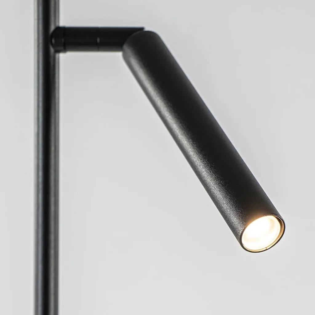 Straluma Leeslamp Flute 1l zwart dim-to-warm> Vloerlampen|Leeslampen