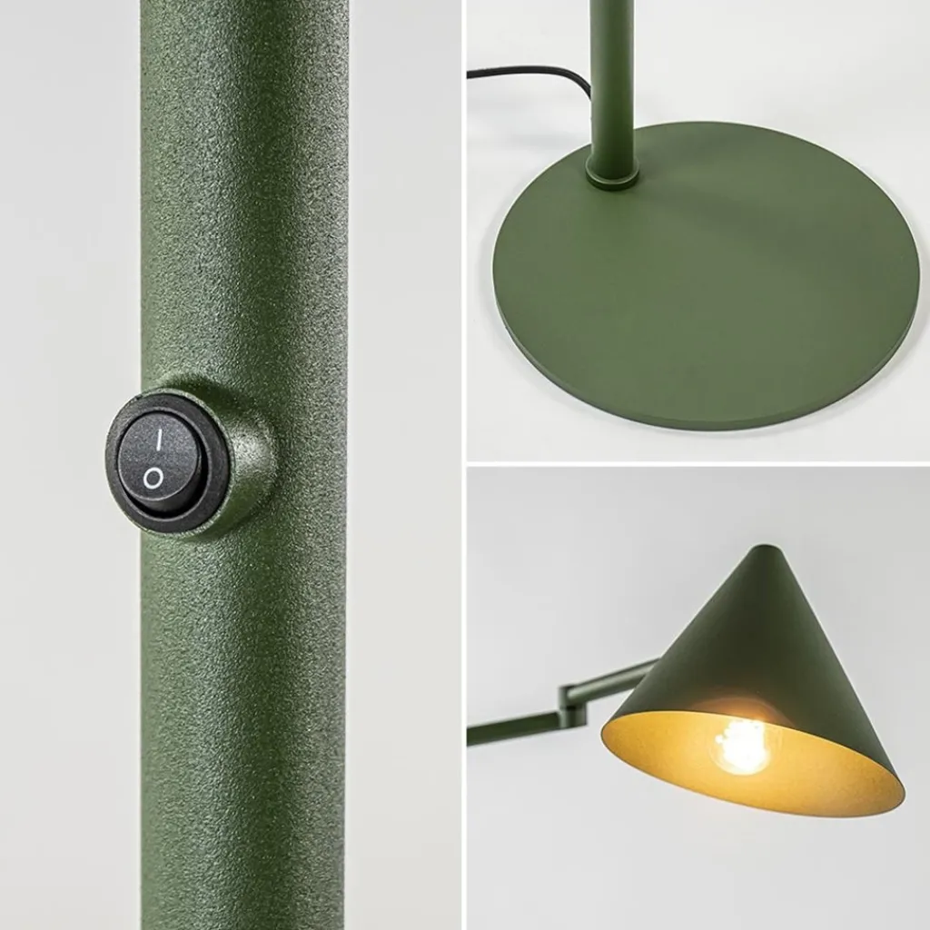 Straluma Leeslamp Marvis vintage groen> Woonkamerlampen|Slaapkamerlampen