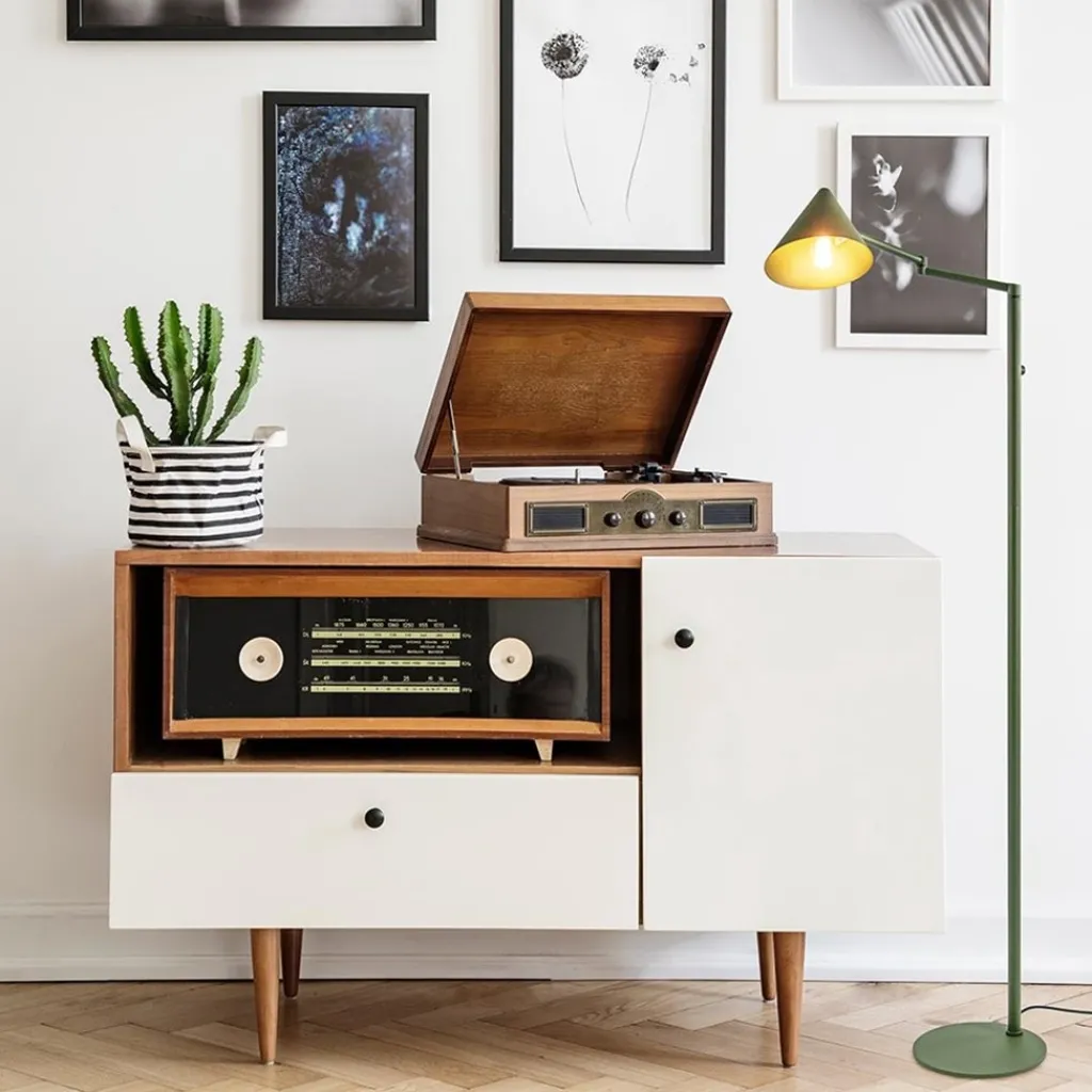 Straluma Leeslamp Marvis vintage groen> Woonkamerlampen|Slaapkamerlampen