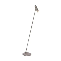 Straluma Leeslamp nikkel led + tastdimmer> Vloerlampen|Leeslampen