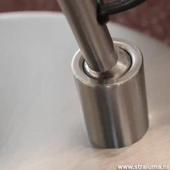 Straluma Leeslamp nikkel led + tastdimmer><noscript><img width=