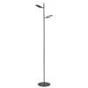 Straluma Leeslamp Raggio 2L zwart 3-step dim> Vloerlampen|Leeslampen