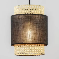 Straluma 3-Lichts eettafelhanglamp webbing met zwart><noscript><img width=