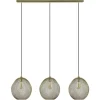Straluma 3-Lichts hanglamp Moroc goud Light and Living> Eettafellampen|Light and Living