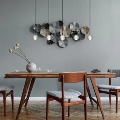 Straluma 5-Lichts LED eettafelhanglamp helder glazen bollen><noscript><img width=